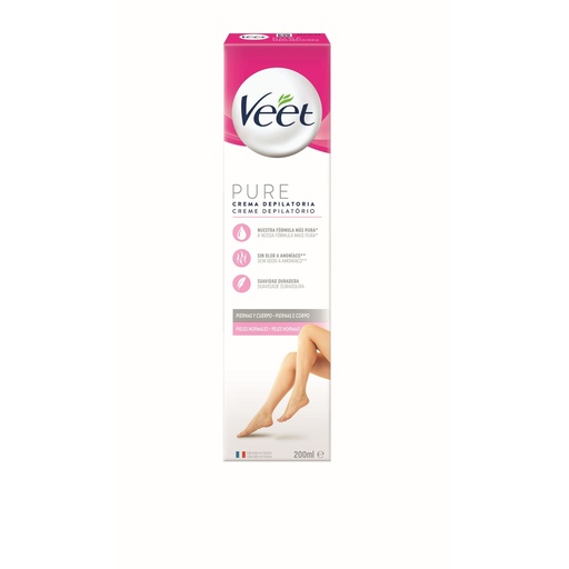 [P4037] VEET DEPIL.CREMA 200ML.PURE PIEL NORMAL