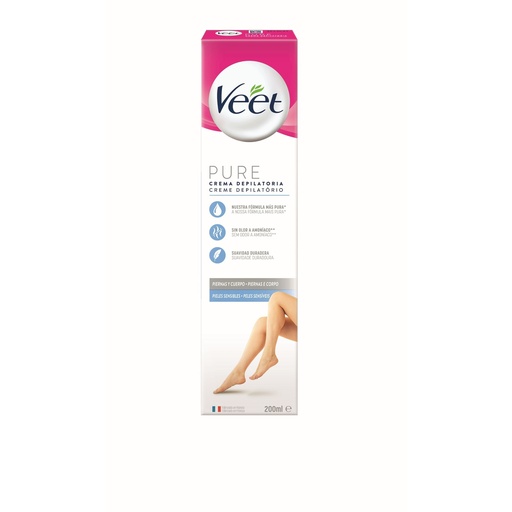 [111570] VEET CREMA DEPILATORIA PURE PIEL SENSIBLE 200 ML