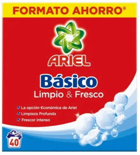 [111650] ARIEL BASICO MALETA 40 CACITOS (2,6KG)