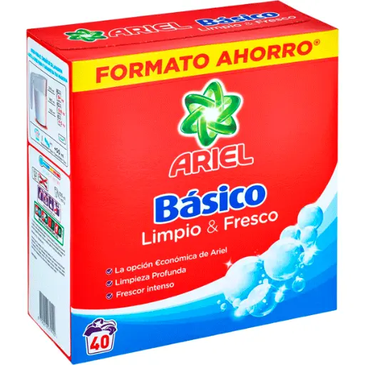 [111650] ARIEL MALETA 40 CACITOS BASICO (2,6KG)                      