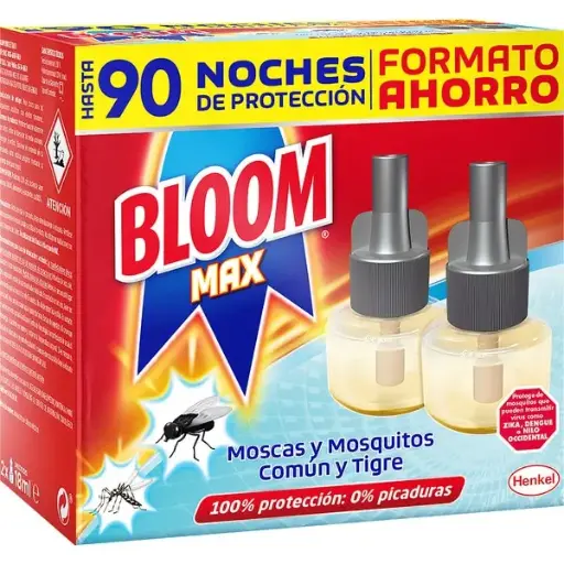 [111658] BLOOM ELECT.MAX MOSQUITO-MOSCAS RECAM.45+45 NOCHES DUPLO