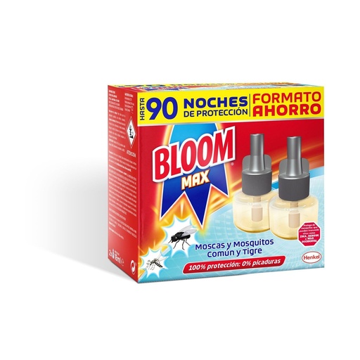 [111658] BLOOM ELECT.MAX MOSQUITO-MOSCAS RECAM.45+45 NOCHES DUPLO    