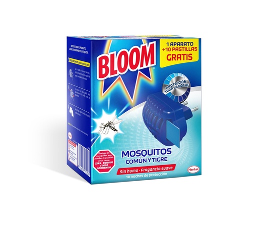 [111659] BLOOM ELECT.MOSQUITO APARATO +10 PASTILLAS                  