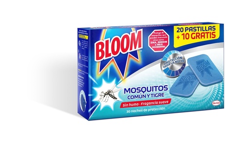 [111662] BLOOM ELECT.MOSQUITO RECAMBIO 20+10 PASTILLAS               