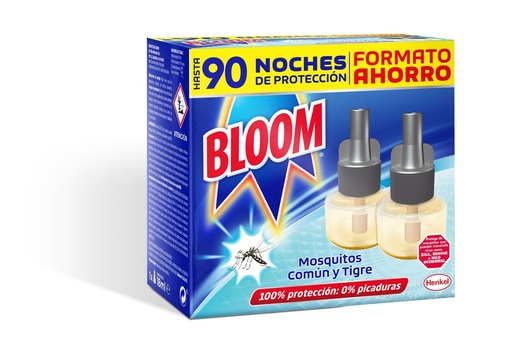 [111663] BLOOM ELECT.MOSQUITO RECAMBIO 45+45 NOCHES DUPLO PREC.ESP   
