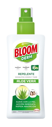 [111669] BLOOM REPELENTE MOSQUITOS LOCION 100ML.VAPORIZADOR ALOE VERA