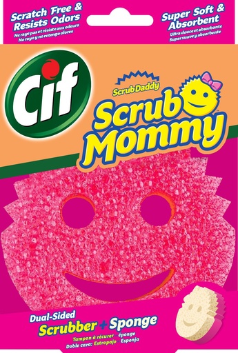 [111704] CIF SCRUB MOMMY ESTROPAJO+ESPONJA FLEXIBLE Y ABSORBENTE     