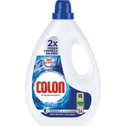 [111731] COLON DETERG.GEL (34 DOSIS) 1,530L.AZUL GEL ACTIVO