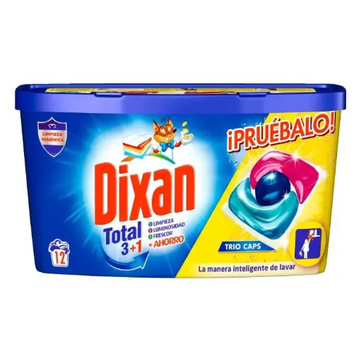[111771] DIXAN TRIO-CAPS 12 UD.TOTAL 3+1  (BOLSA)                    