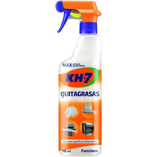 [111914] KH-7 QUITAGRASAS 715ML.SIN FOSFATOS PISTOLA+DESIC 120ML.MINI