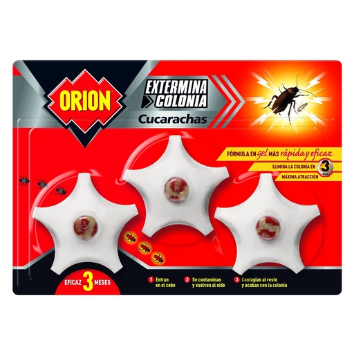 [112030] ORION INSECT.CEBO MATACUCARACHAS 3U.GEL EXTER.COLONIA R31802