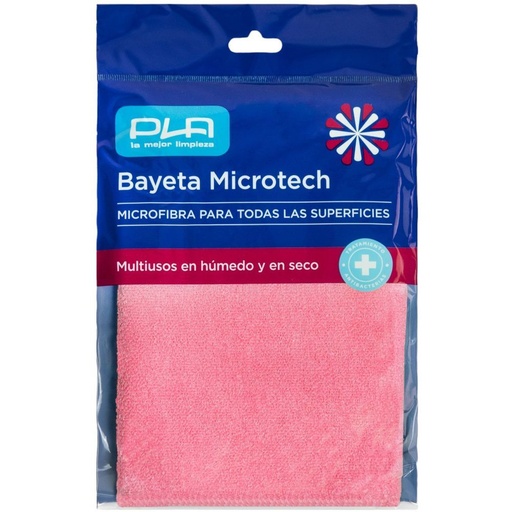 [112053] PLA BAYETA MICROFIBRA 100% MICROTECH 40CMX38CM. RF10670     