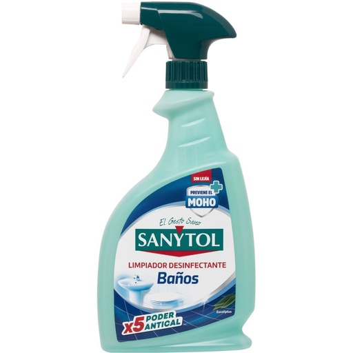 [112127C] SANYTOL SIN LEJIA BAÑO PISTOLA 750ML.DESINFECTANTE B-48