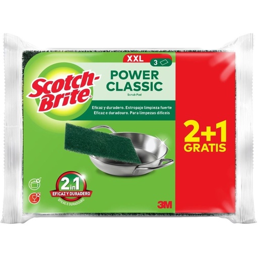 [112139] SCOTCH BRITE ESTROPAJO GIGANTE CLASSIC XXL (LOTE 3X2)       
