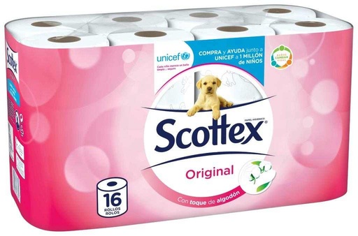 [112146] SCOTTEX HGCO ORIGINAL 16R. 2 CAPAS (140SERV X ROLLO)        