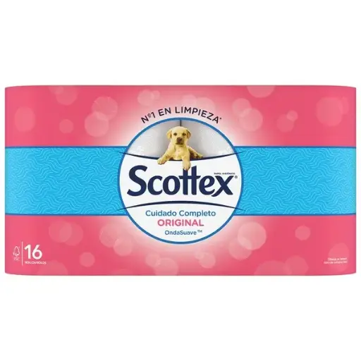 [112146] SCOTTEX HGCO ORIGINAL 16R. 2 CAPAS (140SERV X ROLLO)