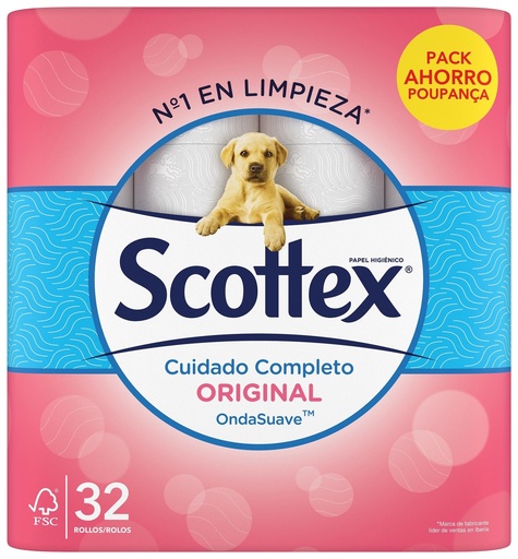 [112147] SCOTTEX HGCO ORIGINAL 32R. 2CAPAS (140SERV X ROLLO)         