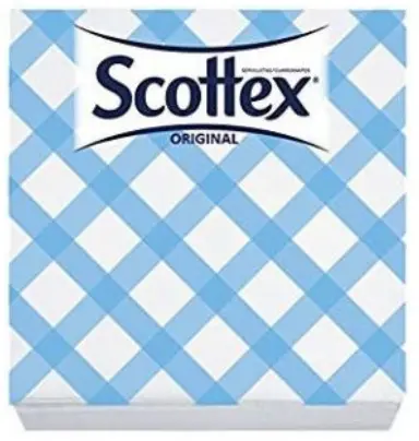 [112148] SCOTTEX SERVILLETA ESTILO DECORADA 30X30CM 1 CAPA 64UD