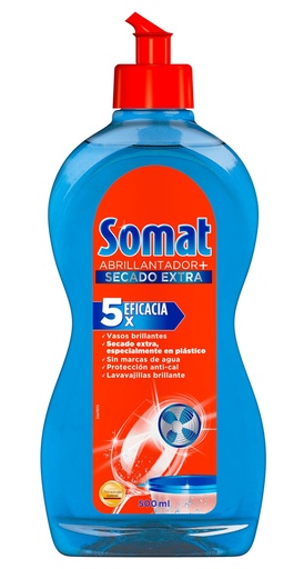 [112161] SOMAT LAVAVAJILL.ADITIVO ABRILLANTADOR 500ML.SECADO EXTRA