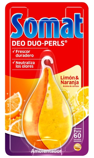 [112162C] SOMAT LAVAVAJILL.ADITIVO AMBIEN.DUO-PERLS LIMON-NARANJA     