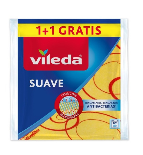 [112321] VILEDA BAYETA SUAVE AMARILLA PACK 1+1 V-48                  