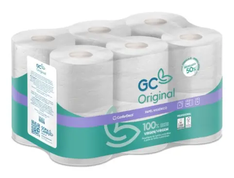 [3006] HIGIENICO DOMESTICO GC 2 CAPAS 34MT 16x6=94 Rollos *FSC MIX CREDIT*
