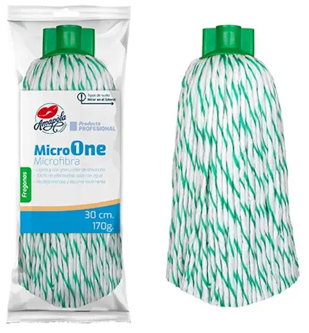 [6003] Fregona MicroOne, Bicolor 170 g. (Verde/Blanco)