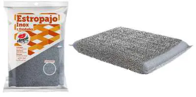 [6034] Estropajo Acero Inoxidable 1 Unidad