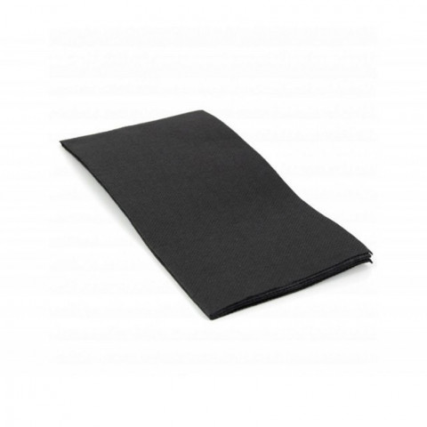 [3027] Servilleta negra 2 Capas PUNTA PUNTA 1/6 30x40cm 100x24uds