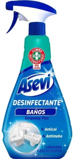 [112414] ASEVI PISTOLA GERPOSTAR DESINFECTANTE BAÑOS 720 ML