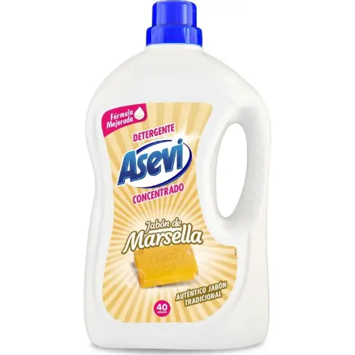 [112423] ASEVI DETERGENTE JABON DE MARSELLA (40+4 DOSIS)